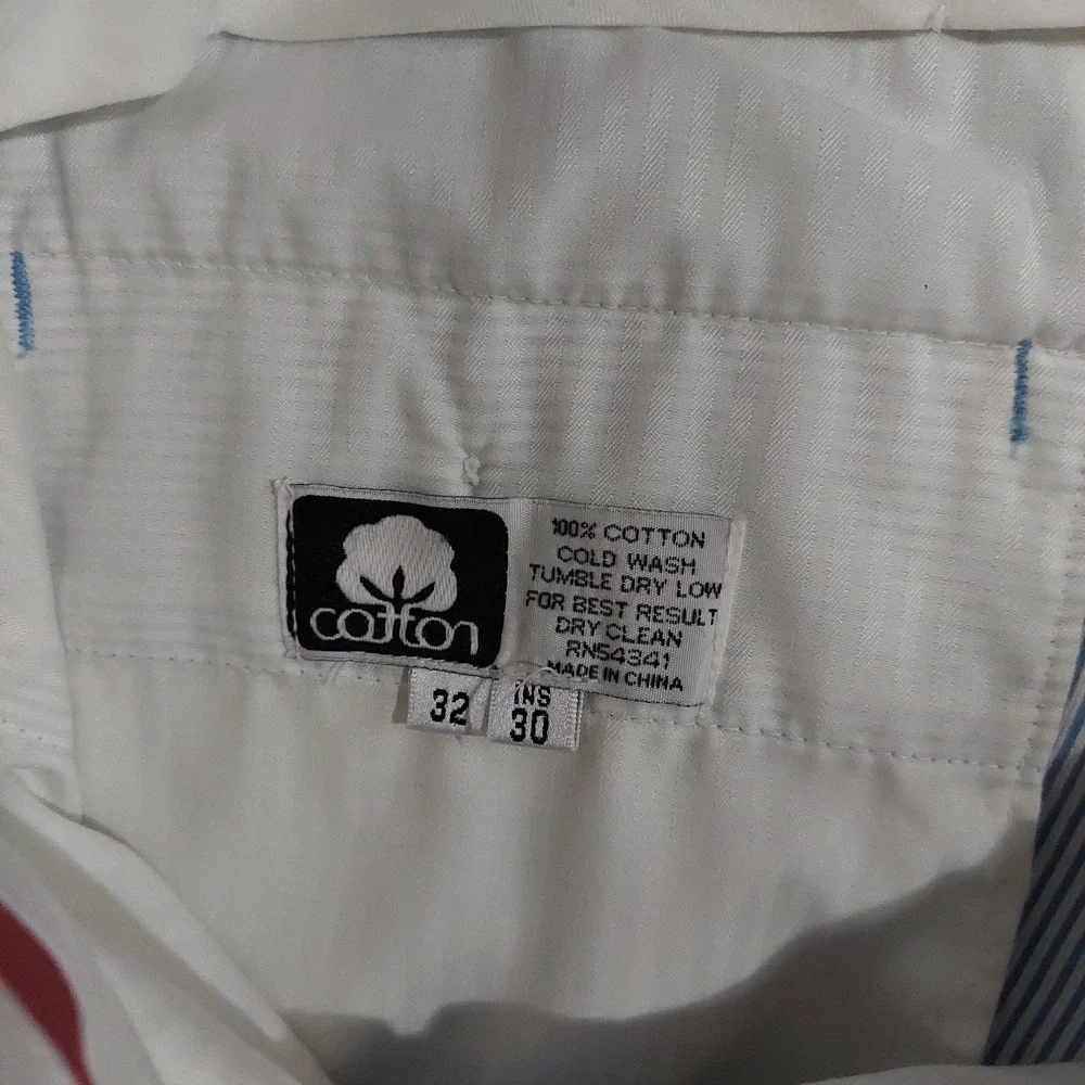 Vintage Louis Raphael Seersucker Pants Mens 34x30 (Fits 34x29) Summer Boating